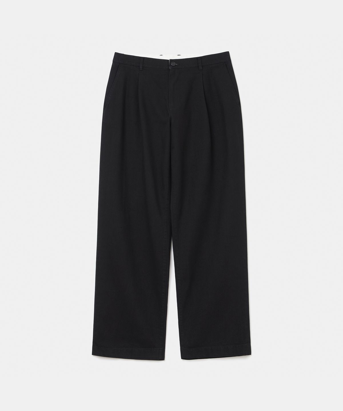 유니폼브릿지(UNIFORM BRIDGE) one tuck sports pants black