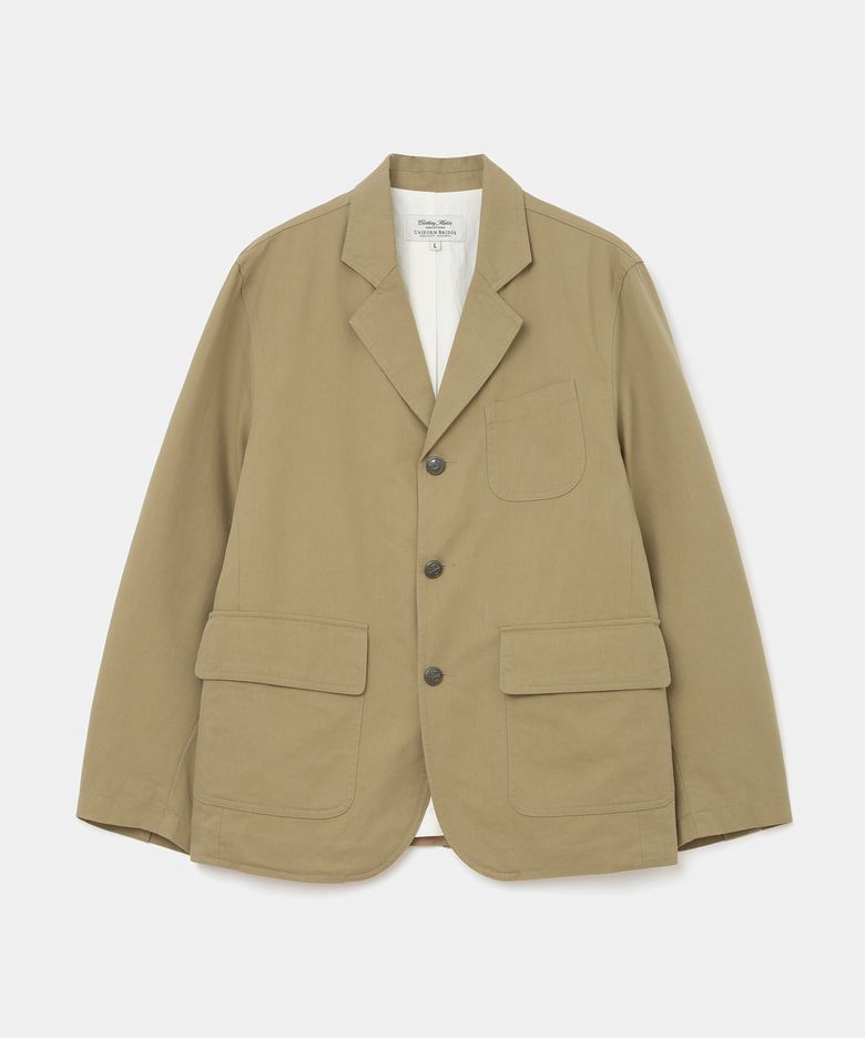 anchor button sports jacket beige