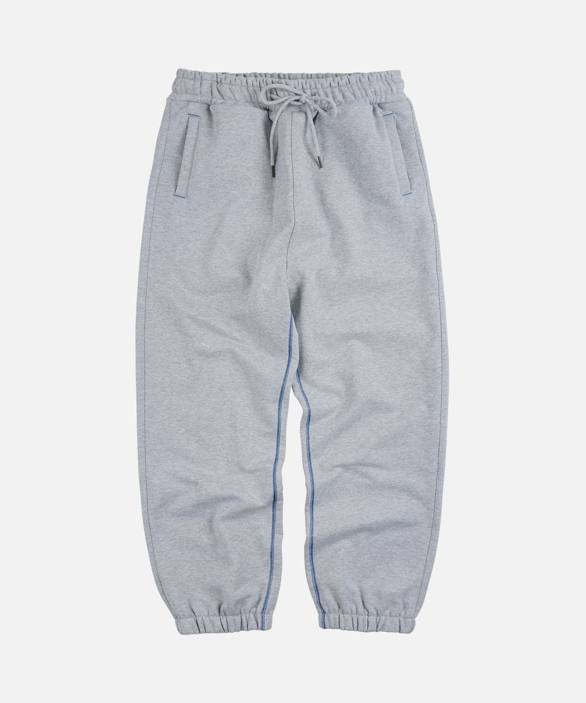 프리즘웍스(FRIZMWORKS) COVER STITCH SWEAT PANTS _ GRAY