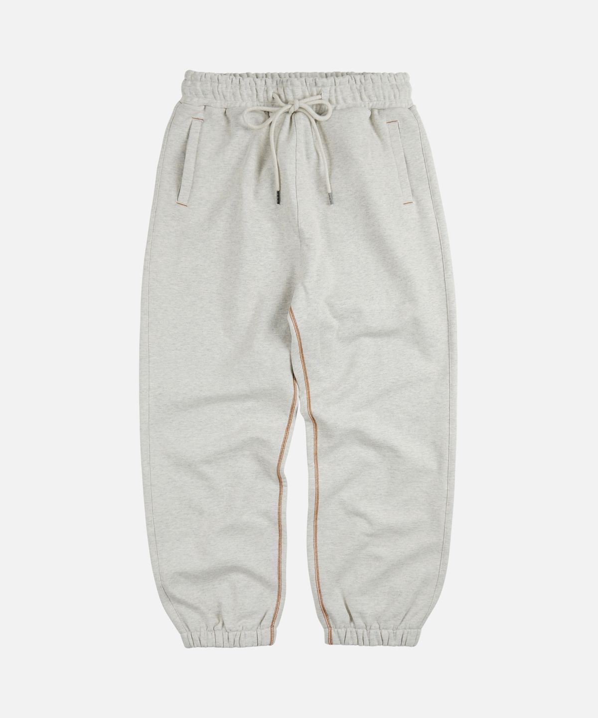 프리즘웍스(FRIZMWORKS) COVER STITCH SWEAT PANTS _ OATMEAL