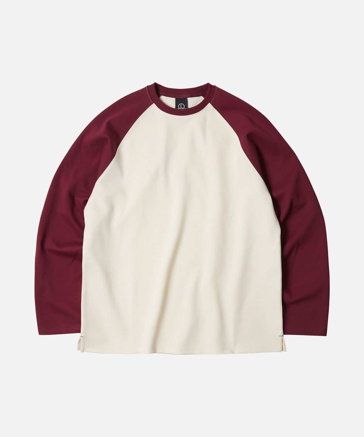 프리즘웍스(FRIZMWORKS) RAGLAN LONG SLEEVE TEE 002 _ BURGUNDY