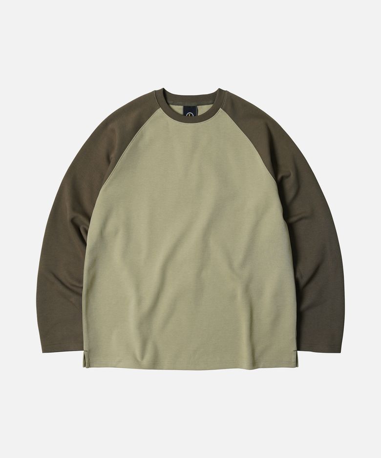 RAGLAN LONG SLEEVE TEE 002 _ OLIVE