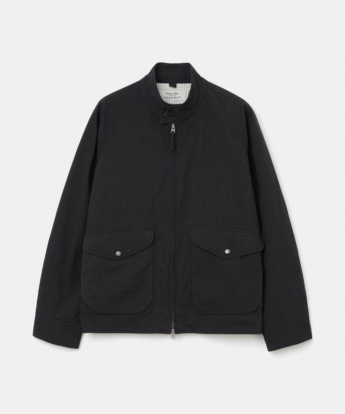 유니폼브릿지(UNIFORM BRIDGE) washed herrington jacket black