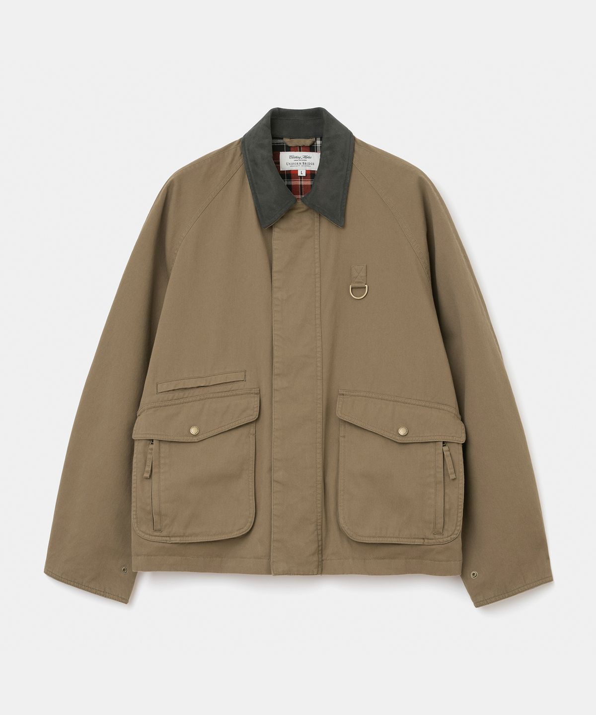 유니폼브릿지(UNIFORM BRIDGE) washed short hunting jacket mocha