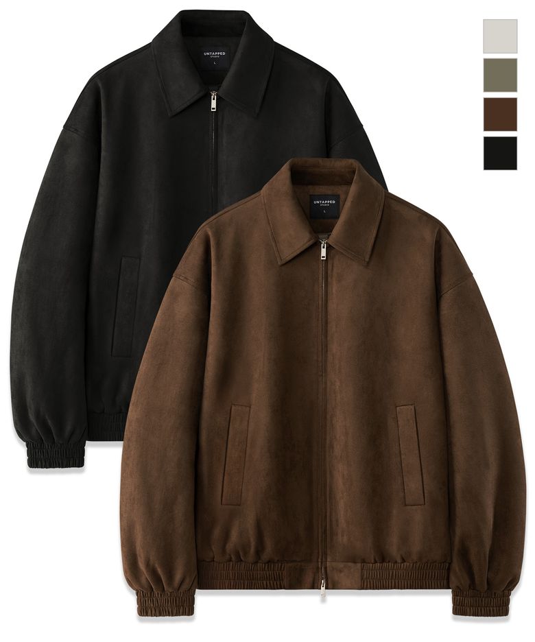 2WAY 비건 스웨이드 블루종 자켓 3Color