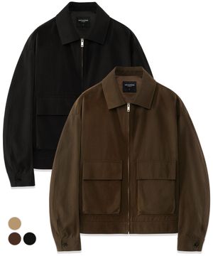 트윌 코튼 유틸리티 블루종 데님자켓 3Color