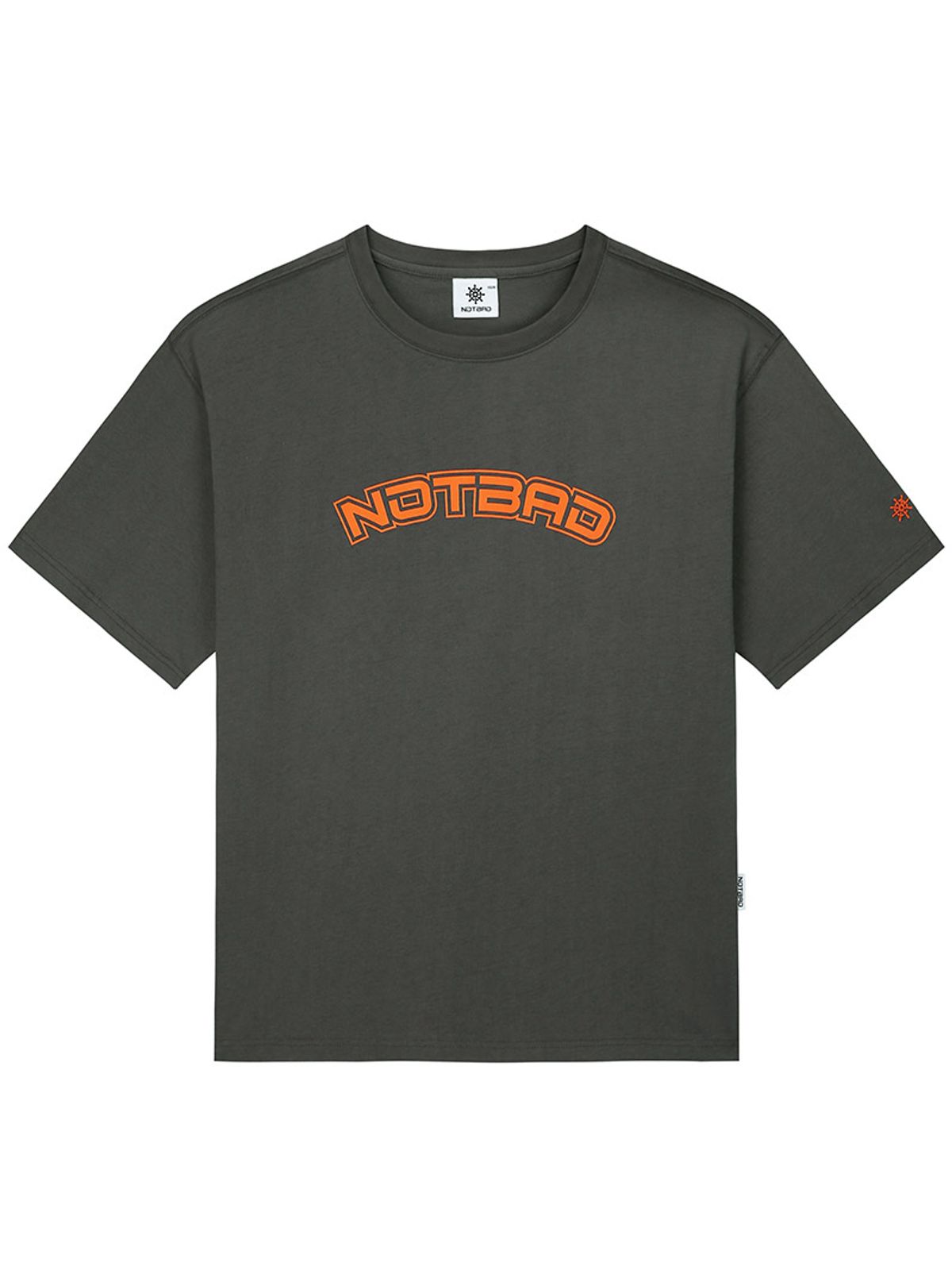 낫배드코리아(NOTBAD KOREA) 낫배드 아치 로고 티셔츠