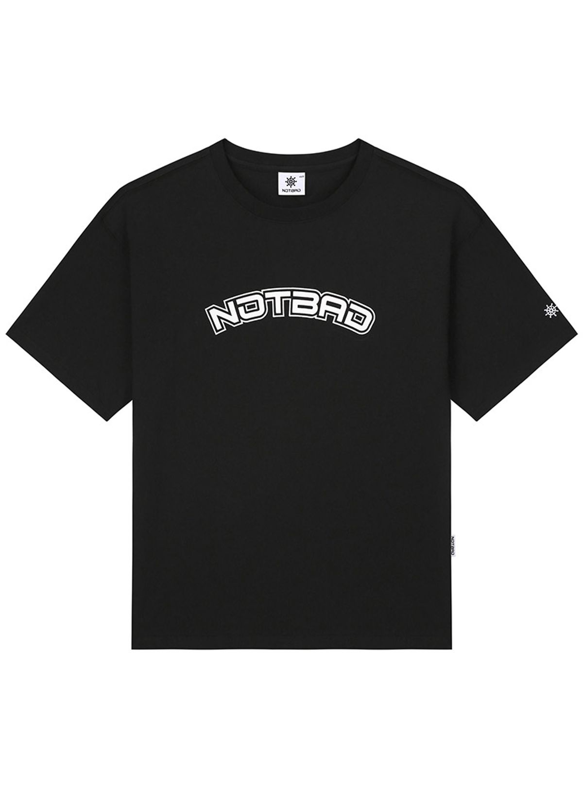 낫배드코리아(NOTBAD KOREA) 낫배드 아치 로고 티셔츠