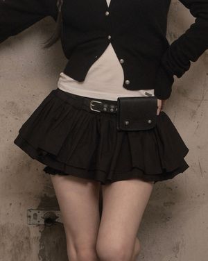 Cancan Skirt Pants (black)