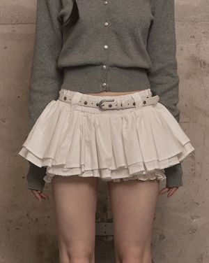 Cancan Skirt Pants (ivory)