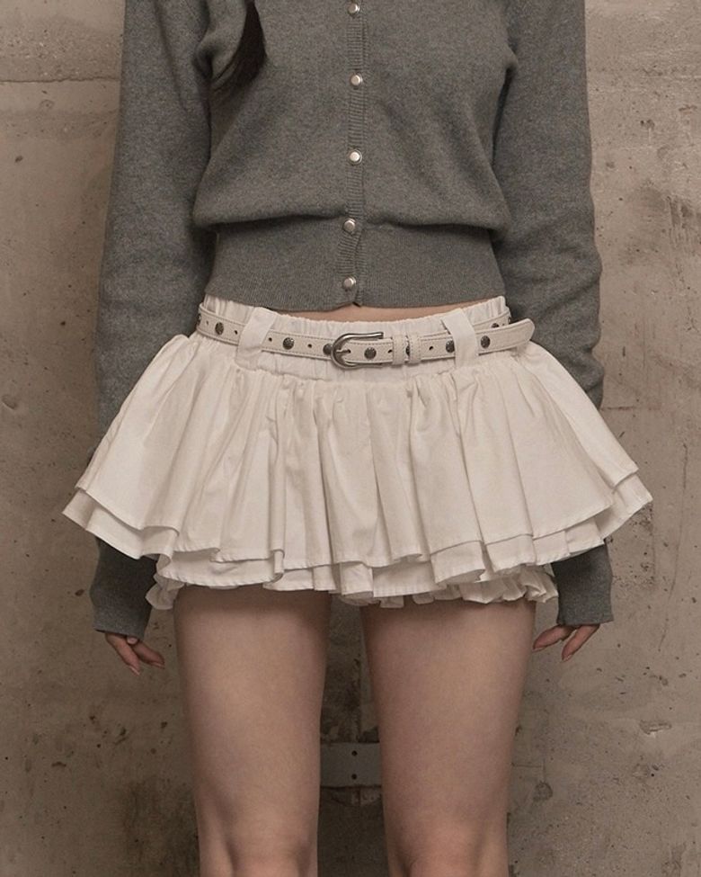 Cancan Skirt Pants (ivory)