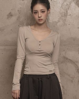 Puff Long Sleeve (beige)