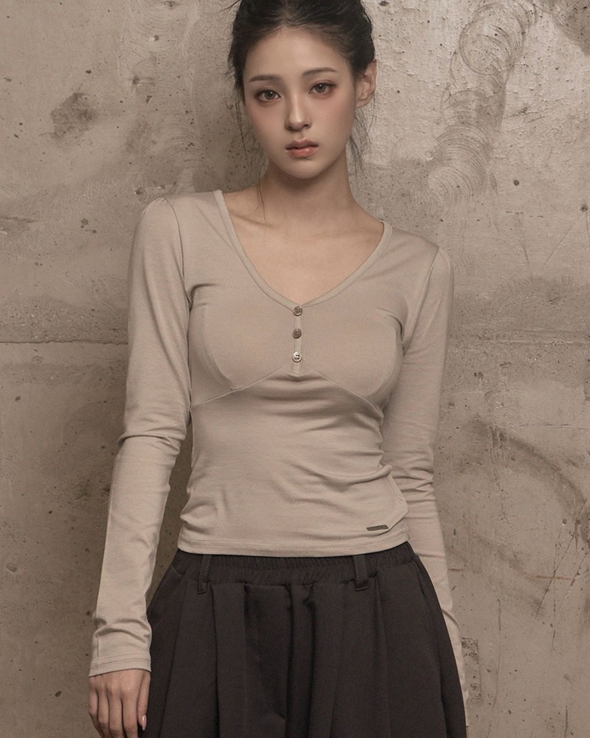 카키포인트(KHAKIPOINT) Puff Long Sleeve (beige)