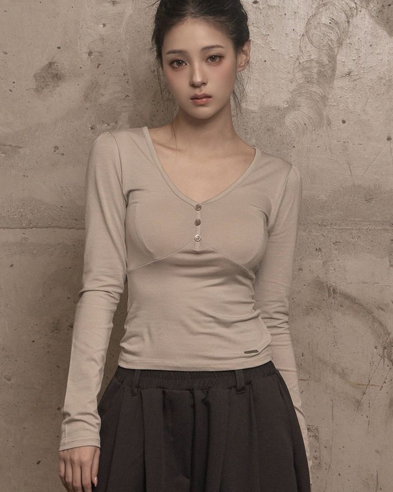 Puff Long Sleeve (beige)