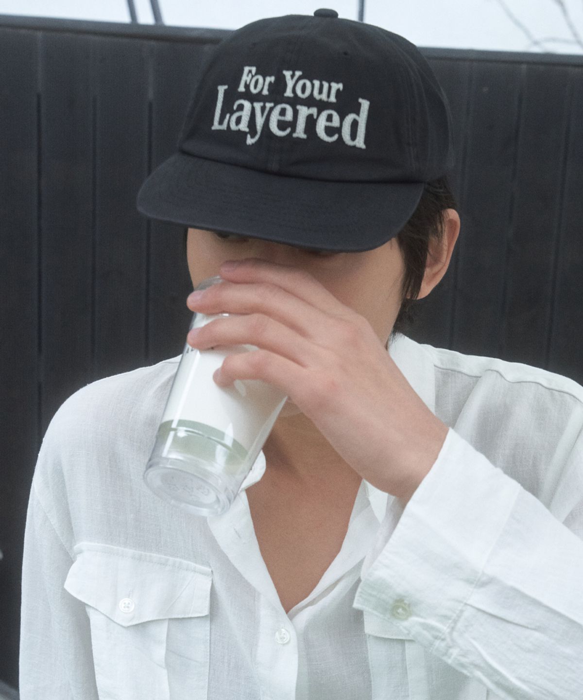 웬즈데이오아시스(WEDNESDAY OASIS) 포 유어 레이어드 데이 볼캡_CHARCOAL(W25-ACC05)
