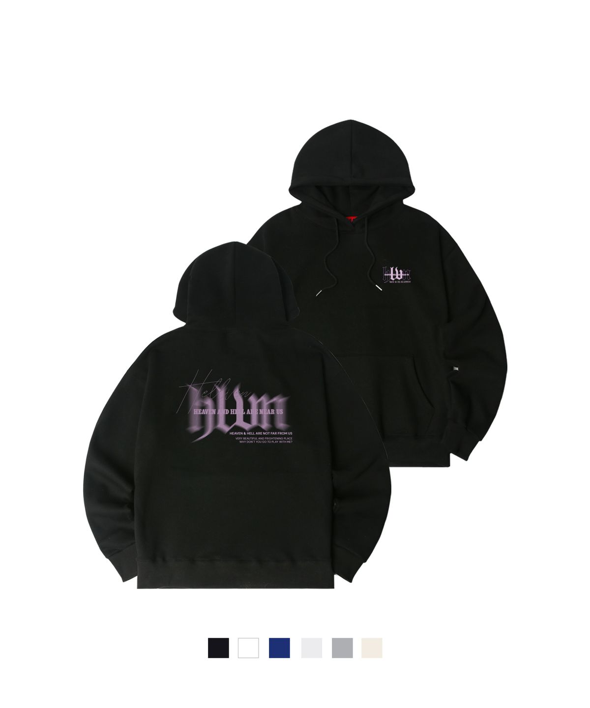 헬븐(HELLVN) H/V FROM US 오버핏 기모 후드 (SOH4-5HV073)