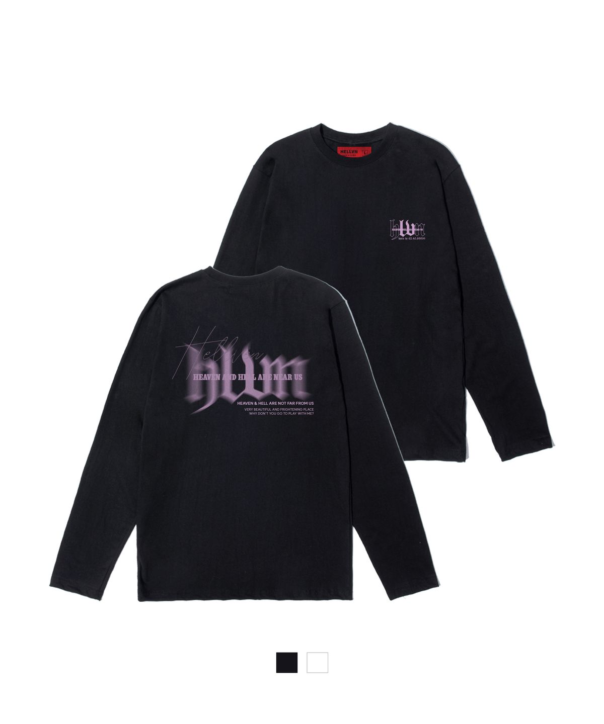 헬븐(HELLVN) H/V FROM US 베이직 긴팔 티셔츠 (SBL2-5HV073)