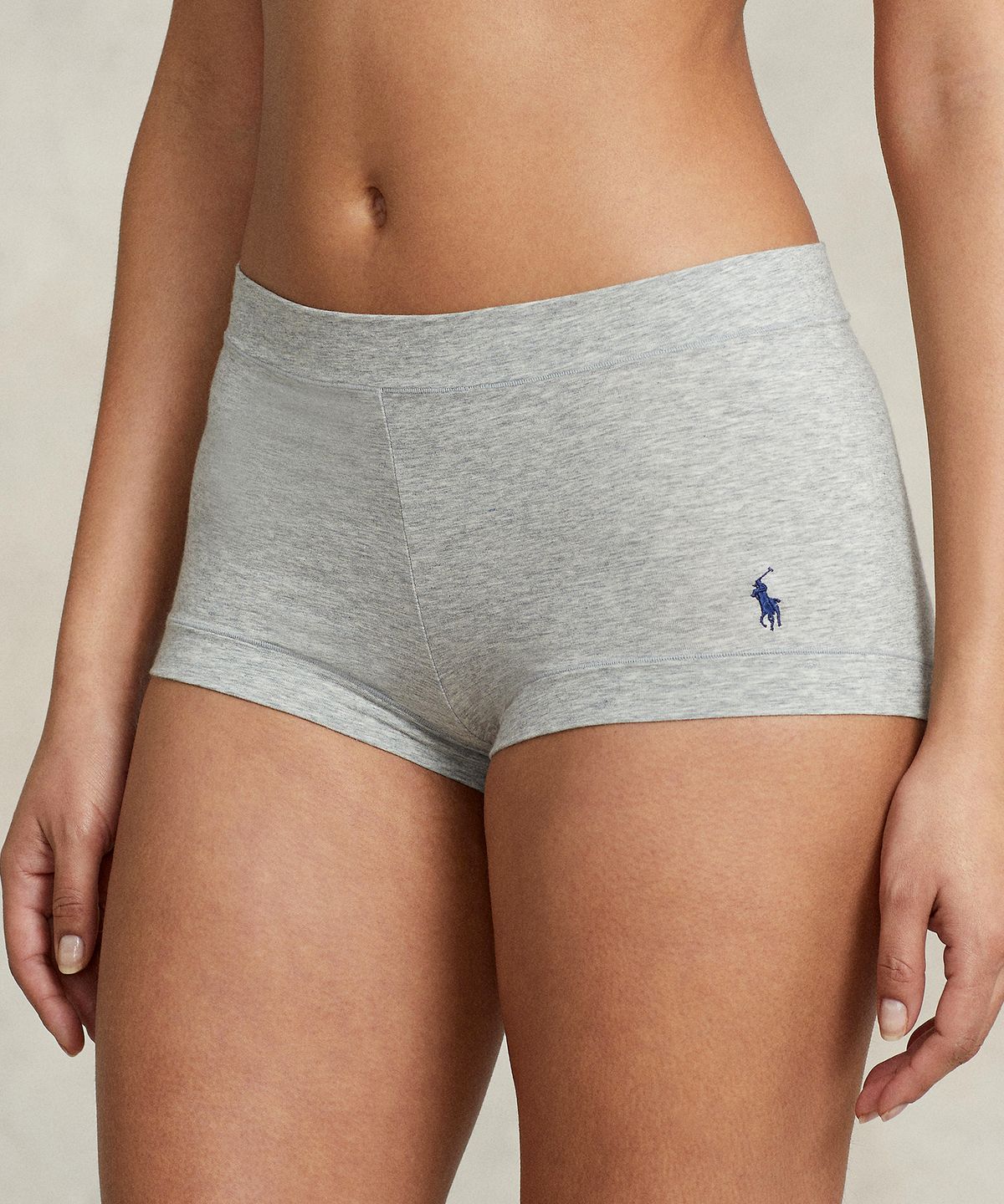 폴로 랄프로렌 이너웨어(POLO RALPH LAUREN INNERWEAR) 여성 네모팬티 그레이 1종 4P2038