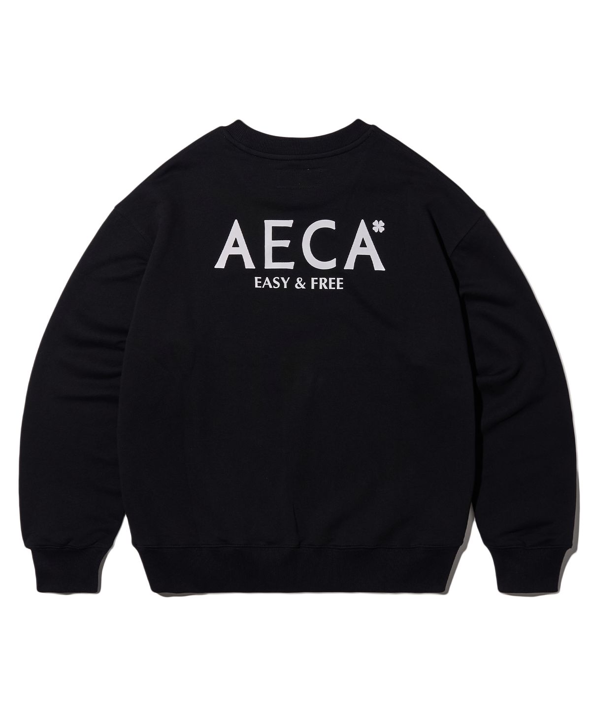 에이카화이트(AECA) AECA SIGNATURE SWEAT SHIRT-BLACK