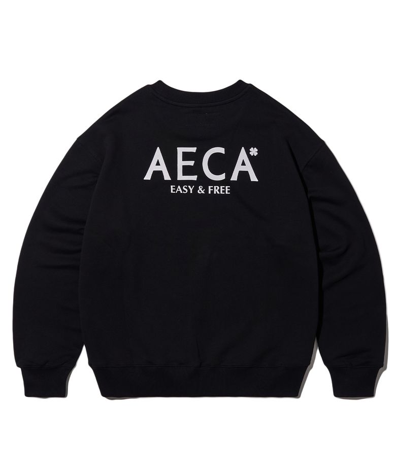 AECA SIGNATURE SWEAT SHIRT-BLACK