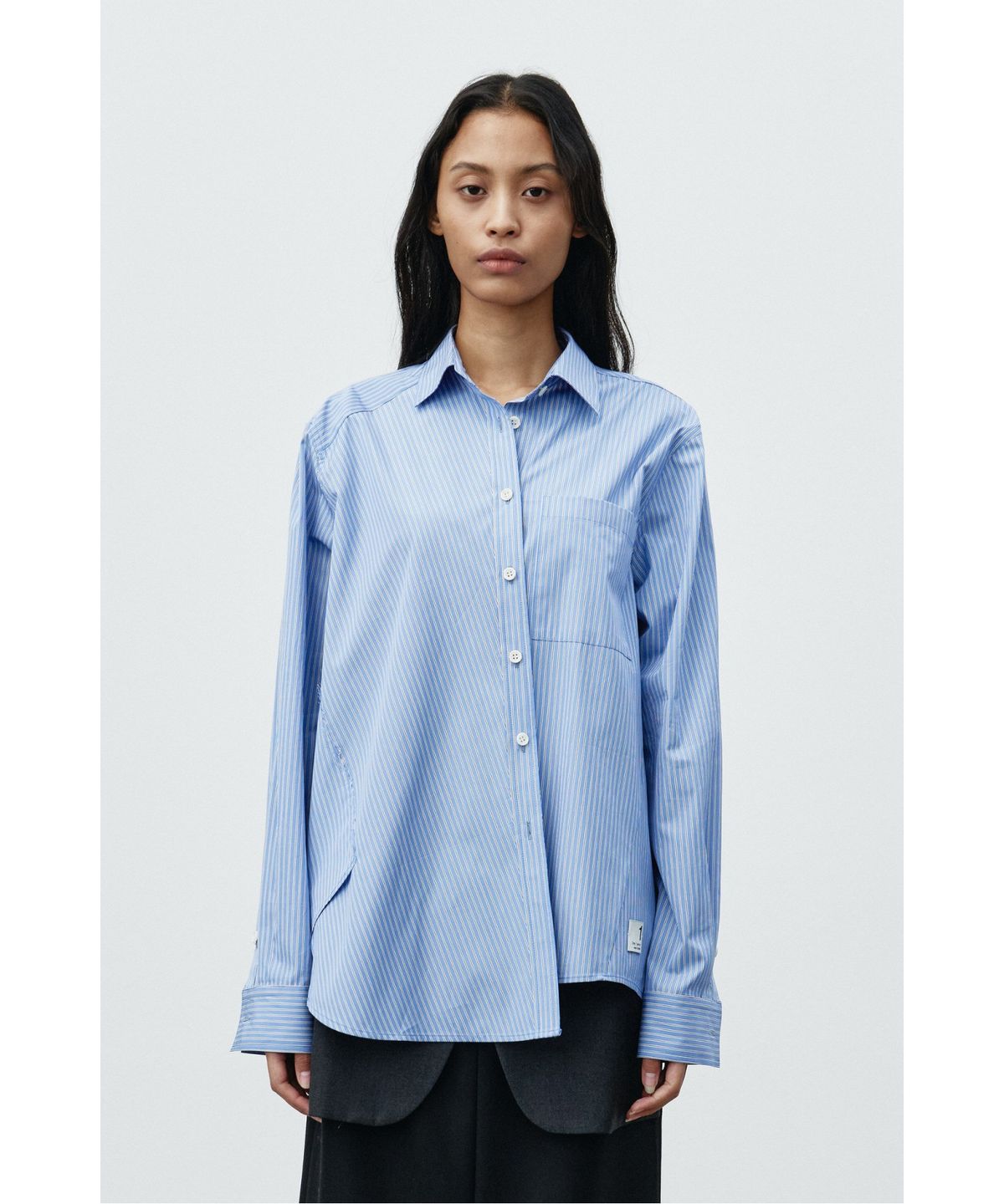 래코드(RECODE) Distorted Stripe Shirts RQSAA25522BUX
