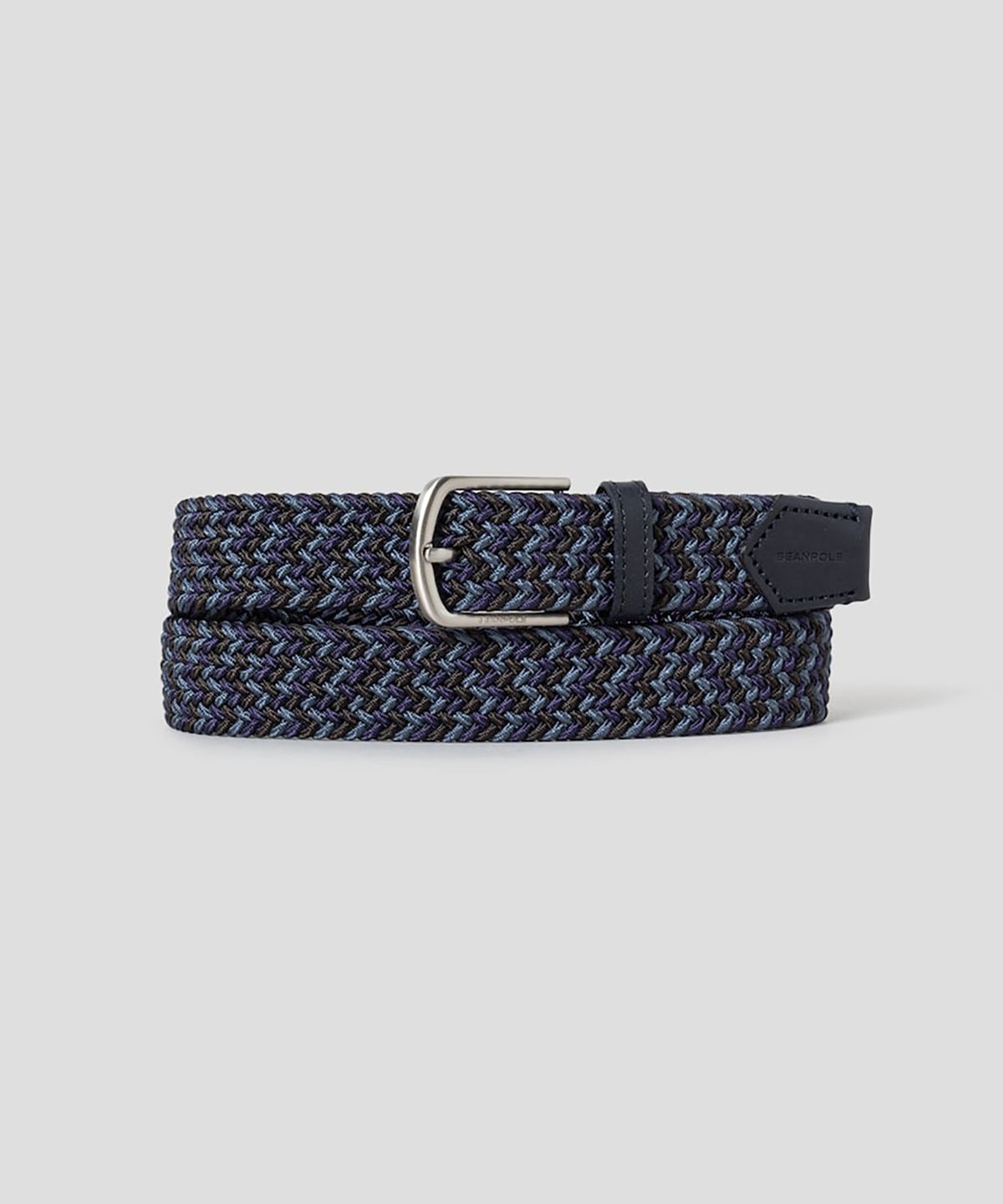 빈폴 액세서리(BEANPOLE ACCESSORY) 엘라스틱 사각 버클 벨트  네이비