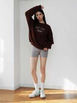 Self care ideas Sweatshirt brown