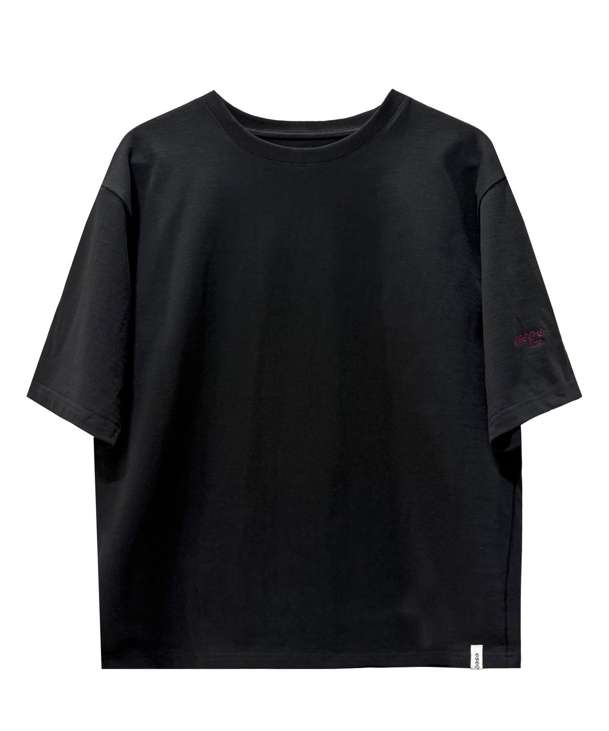 이서이(ESEOE) genderless ㅁ t-shirts Black