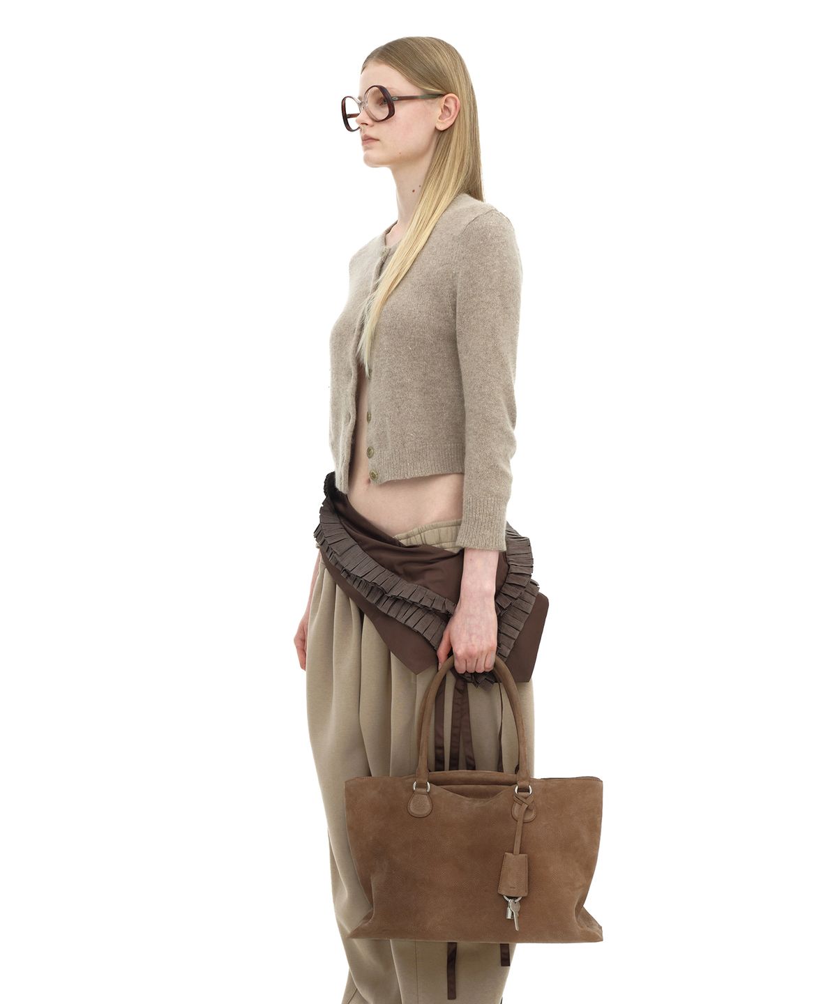 오소이(OSOI) SHELL BROT LARGE [NUBUCK BROWN]