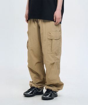 립스탑 롱 팬츠 베이지