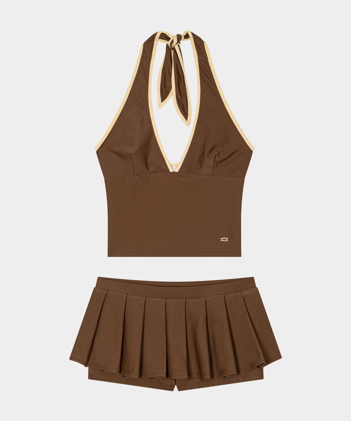 키시닝(KISYNING) Peony Line Bikini (Brown)