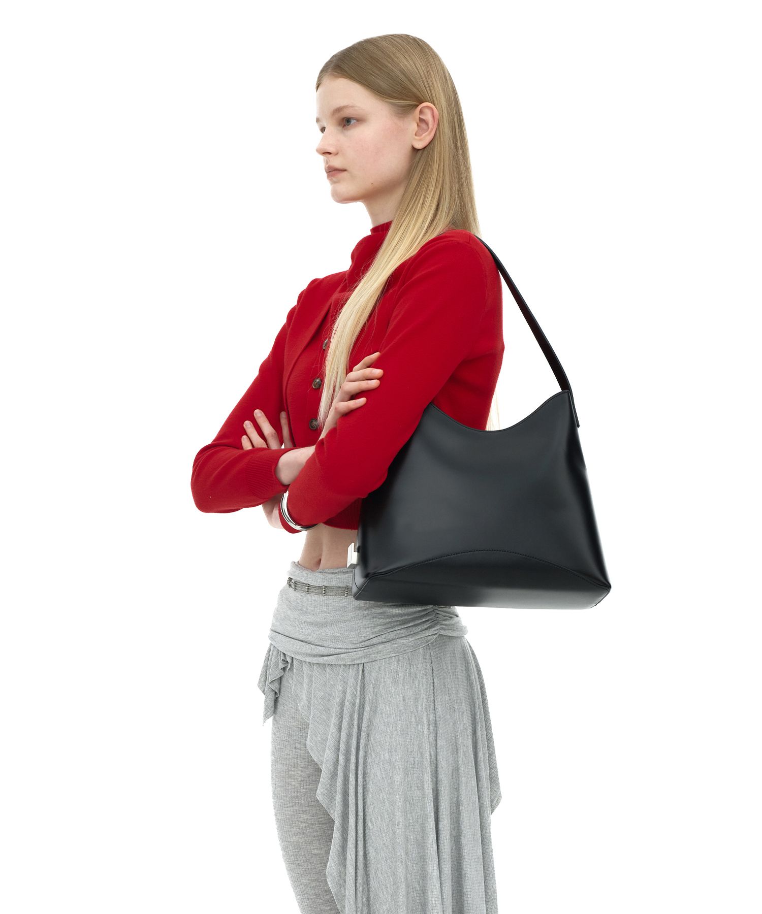 MUSINSA | OSOI EGG HOBO [BLACK]
