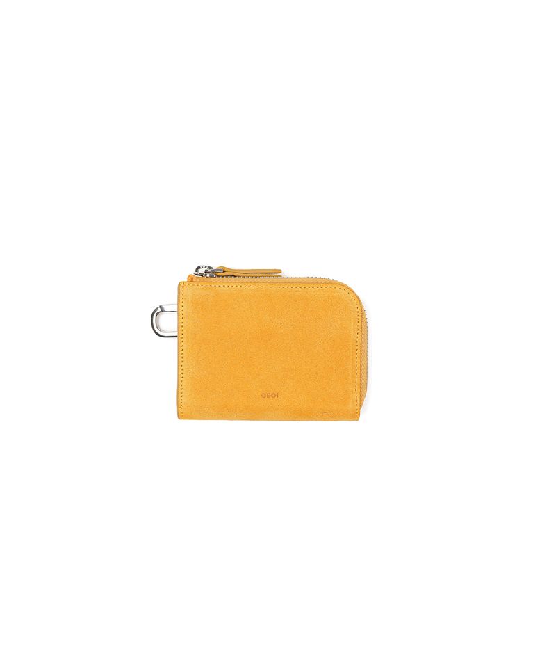 HALF WALLET [SUEDE MUSTARD]