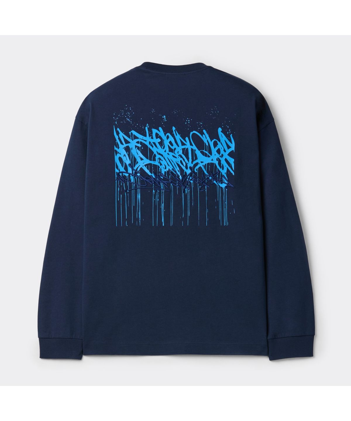 커스텀멜로우(CUSTOMELLOW) [BISCO SMITH] Navy Graphic T-shirt CWTAW25916NYX