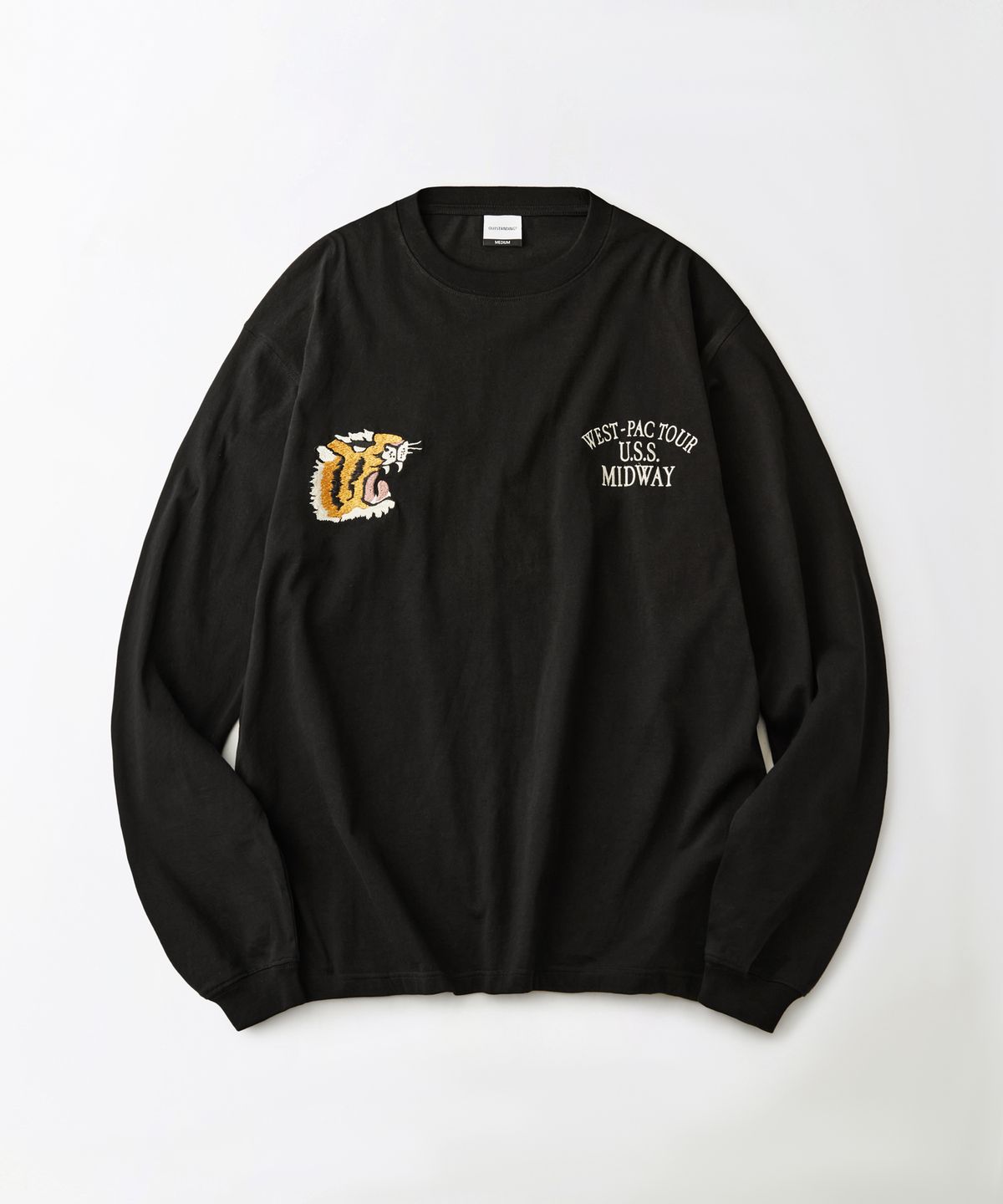 아웃스탠딩(OUTSTANDING) MIL SERIES LONG SLEEVE(MID WAY)_BLACK