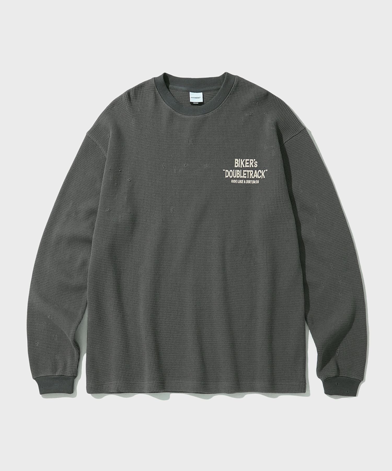 MUSINSA公式 | OUTSTANDING MOT SERIES WAFFLE LONG SLEEVE(DOUBLE TRACK ...