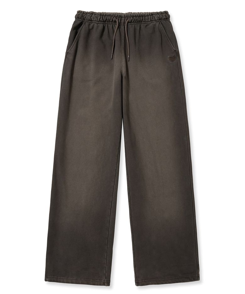 W TAG DIRTY SWEAT PANTS - BROWN