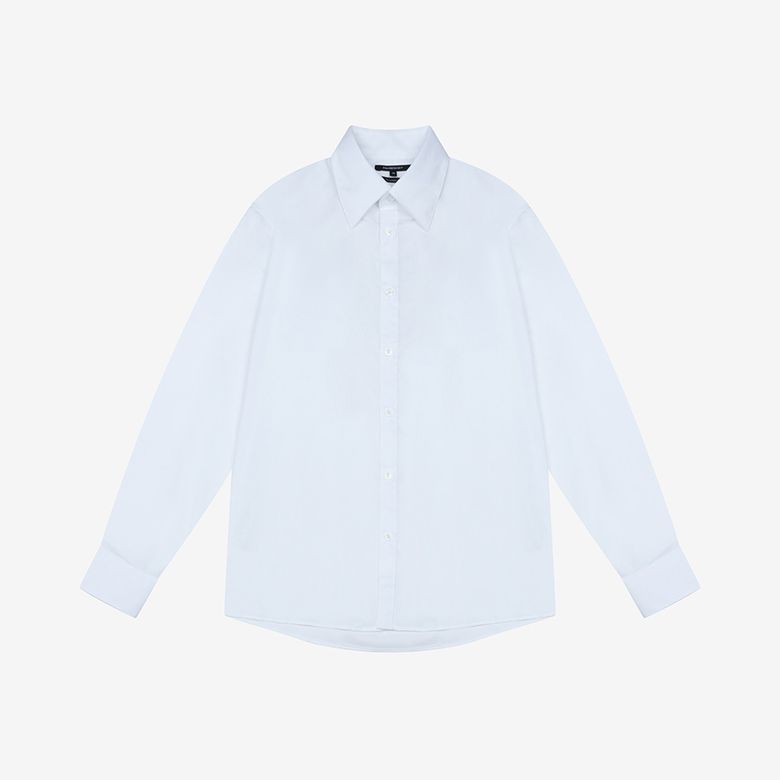 테일러드핏 화이트 드레스 셔츠 (FLBAH5303)