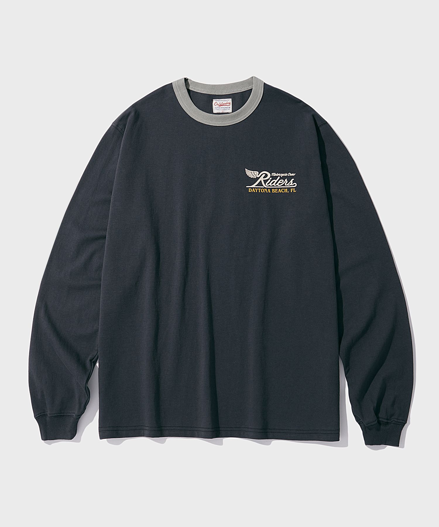 MUSINSA公式 | OUTSTANDING MOT SERIES LONG SLEEVE(RIDE THE COAST)_CHARCOAL