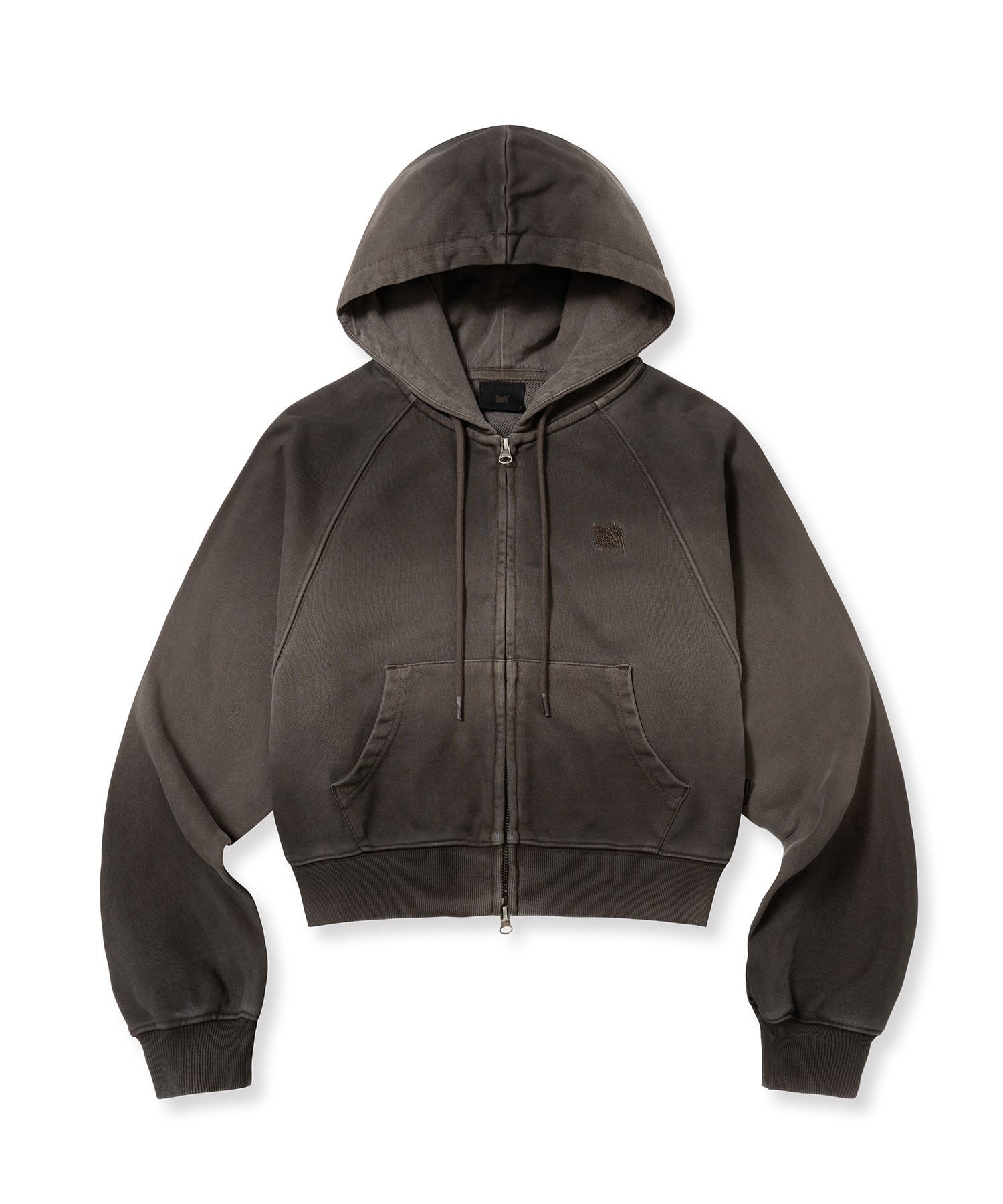 ARCHIVE BOLD NET KNIT HOOD ZIP-UP 4FT173