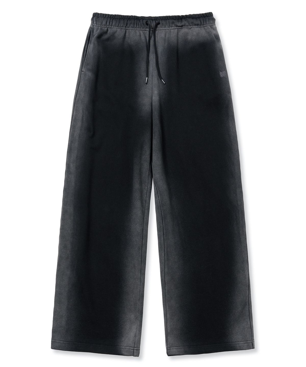 브라운브레스(BROWNBREATH) TAG DIRTY WIDE SWEAT PANTS - BLACK