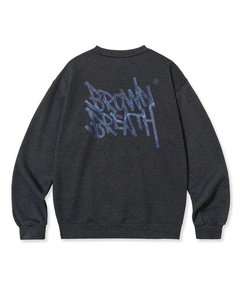 SEOUL TAG CREWNECK - CHARCOAL