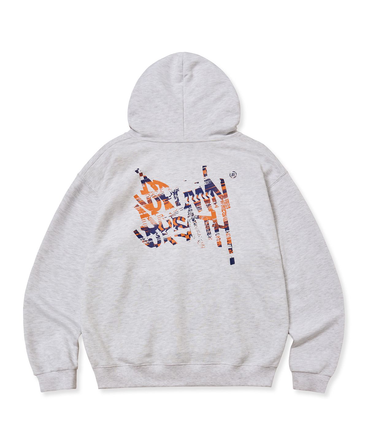 브라운브레스(BROWNBREATH) ROAD TAG HOODIE - ASH