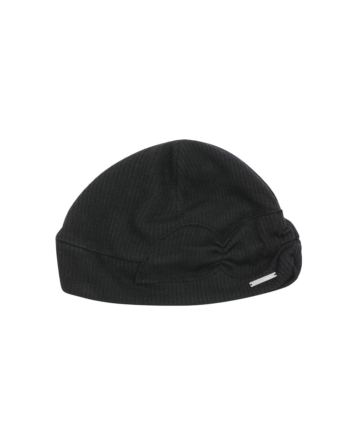 미세키서울(MISEKI SEOUL) Knit turban beanie BLACK