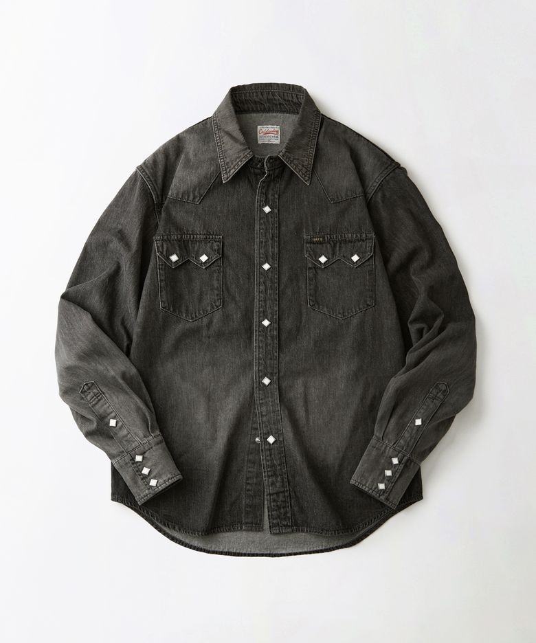 [아키즈 PICK] WESTERN DENIM SHIRT_BLACK