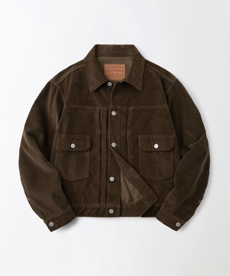 CORDUROY 2ND JACKET_BROWN