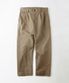 HIGH DENSITY COTTON DOUBLE PLEATED PANTS_BEIGE