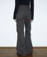 피그먼트 스터드 부츠컷 팬츠 [그레이]