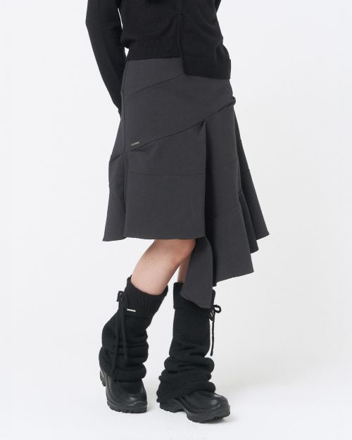 미세키서울(MISEKI SEOUL) Shirring bootscut pants BLACK - 사이즈