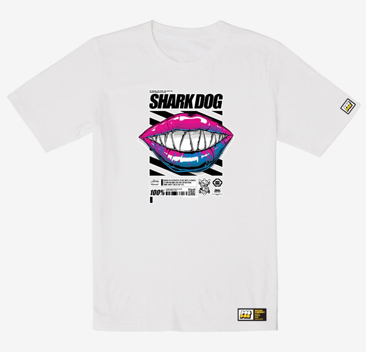 돌돌(DOLDOL) SHARK-DOG_tshirts-188 샤크독 서핑 하와이 그래픽 티셔츠 반팔티
